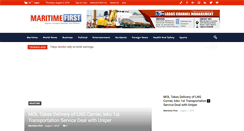 Desktop Screenshot of maritimefirstnewspaper.com